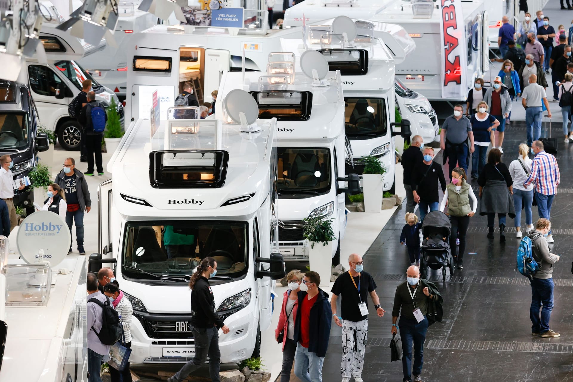 Neues für Camping-Fans: Auf dem Caravan-Salon Düsseldorf sind mehr als 650 Aussteller vertreten.