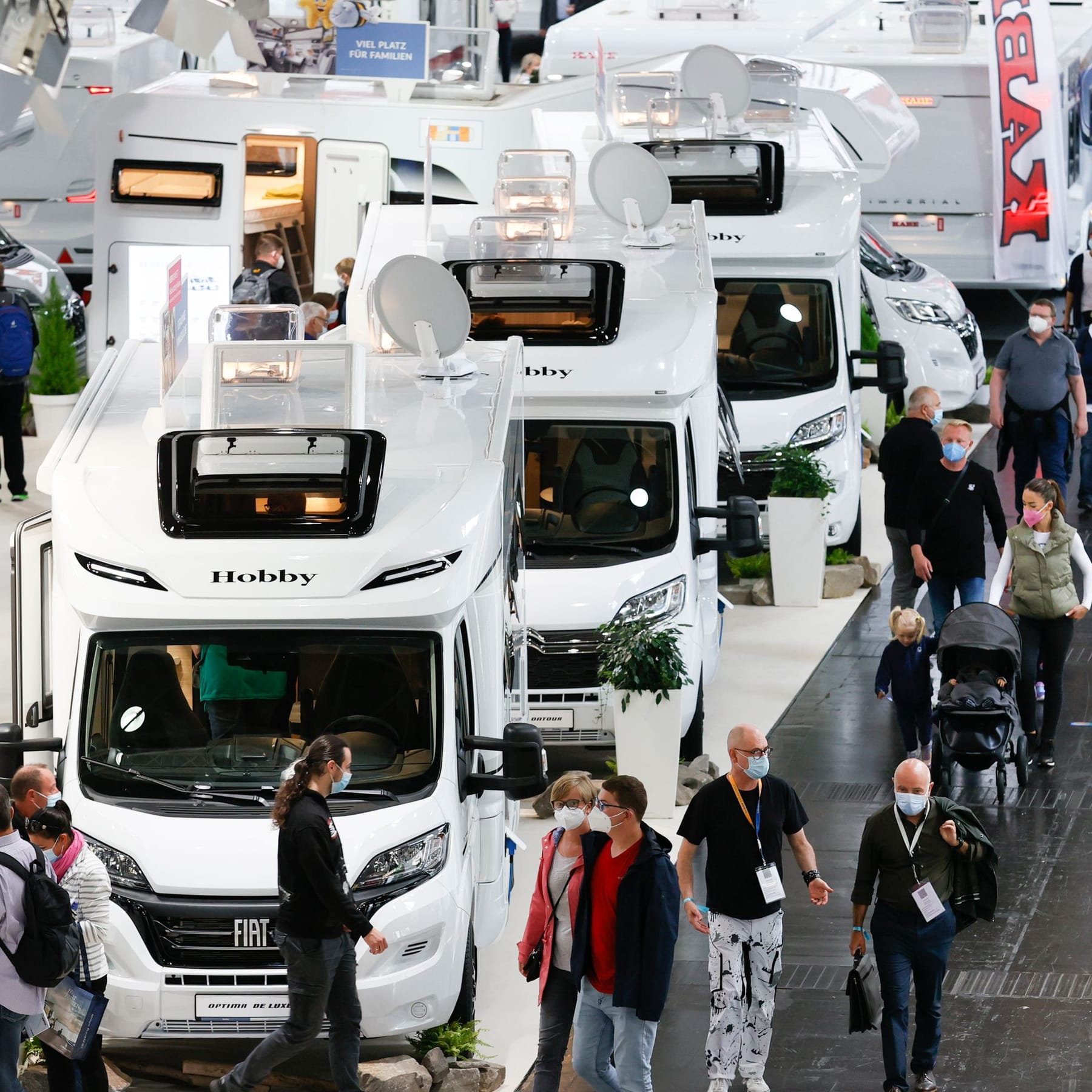 Caravan-Salon Düsseldorf: Neue Wohnmobile und Wohnwagen