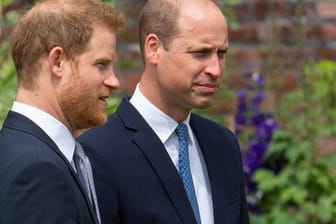Prinz Harry und Prinz William: Die beiden kommen zum 25. Todestag ihrer Mutter wohl nicht zusammen.