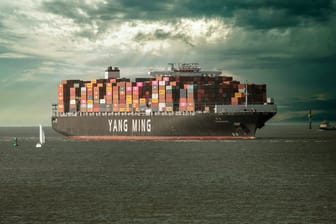 Ein Containerschiff aus Taiwan (Symbolbild): Der Handel mit dem Inselstaat in Fernost ist für die deutsche Wirtschaft sehr wichtig.