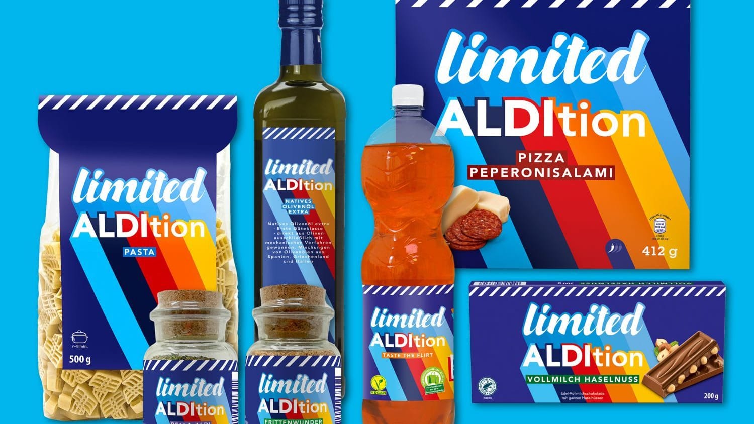 Limited Aldition: Aldi Süd bringt limitierte Produktionslinie auf den Markt.