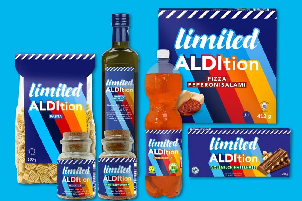 Limited Aldition: Aldi Süd bringt limitierte Produktionslinie auf den Markt.