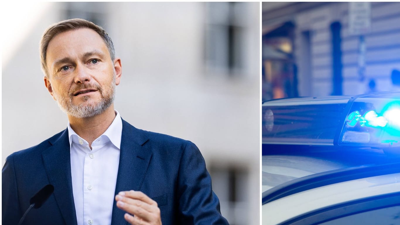 Die Polizei hat gefälschte Plakate mit einer Aussage von FDP-Chef und Bundesfinanzminister Christian Lindner zum 9-Euro-Ticket sichergestellt.