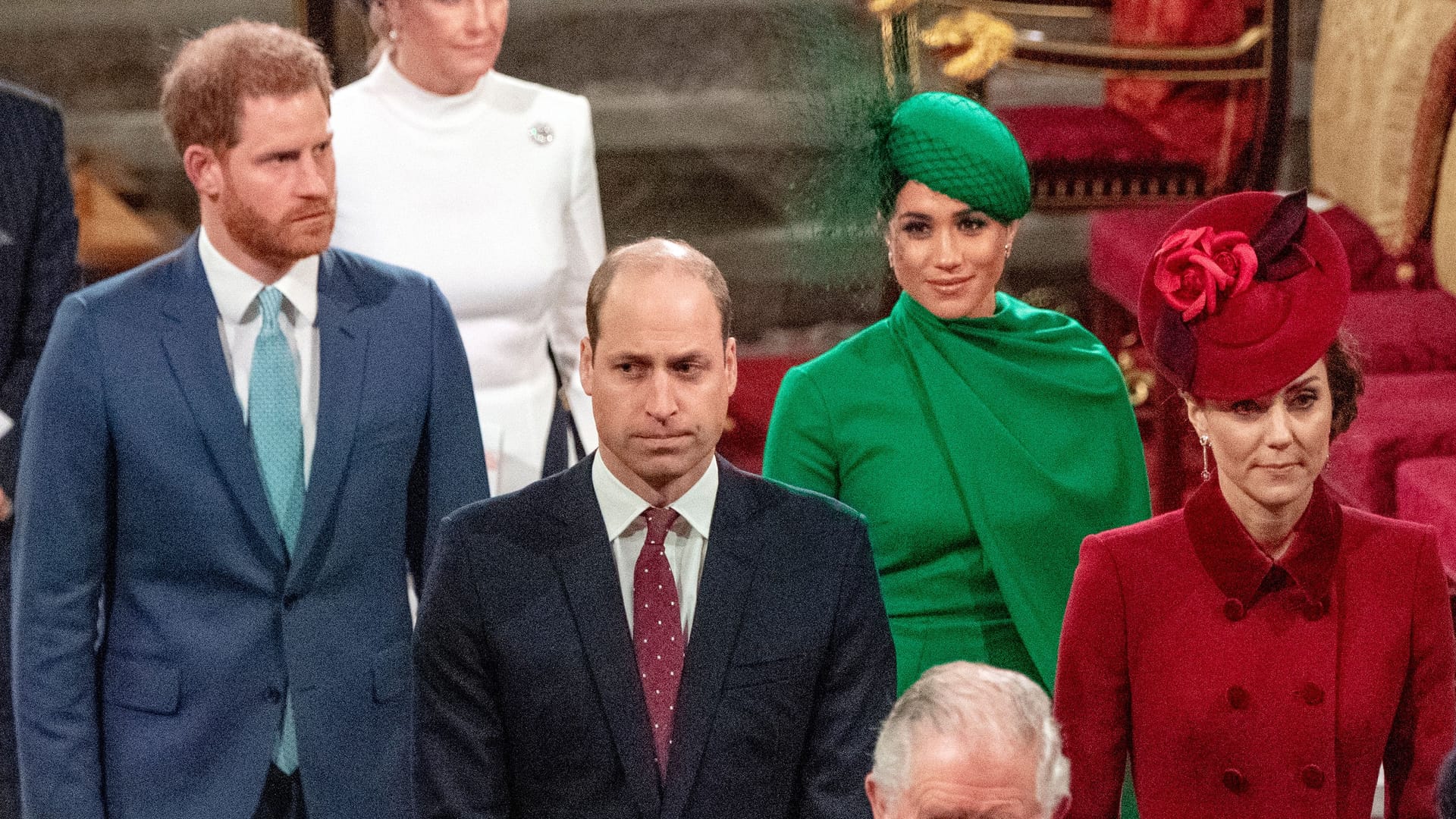 Harry und William mit ihren Frauen: Das Verhältnis soll angespannt sein.