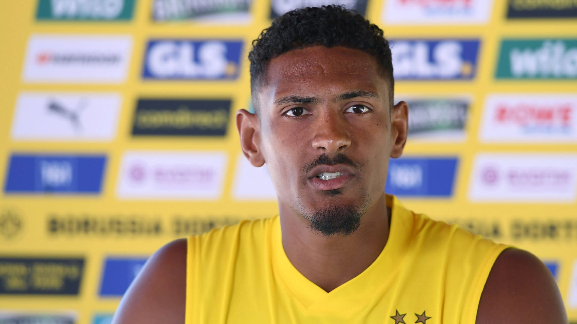 Sébastien Haller: Der BVB-Stürmer muss sich Stück für Stück zurück kämpfen. Sébastien Haller: Der BVB-Stürmer muss sich Stück für Stück zurück kämpfen.