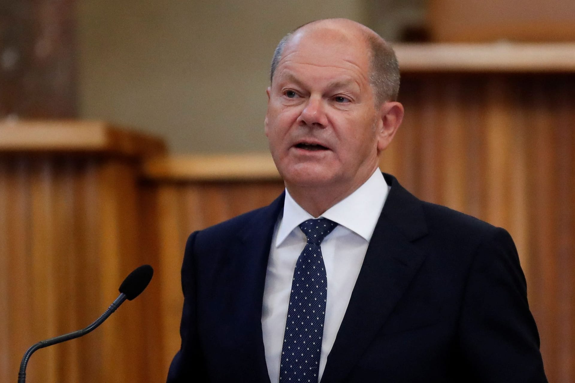 Olaf Scholz: "Einseitige Abhängigkeiten müssen wir schnellstmöglich beenden".