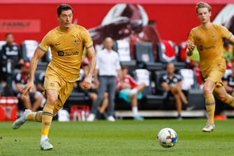 Robert Lewandowski: Der Topstürmer verabschiedete sich am Dienstag endgültig in München vom FC Bayern.
