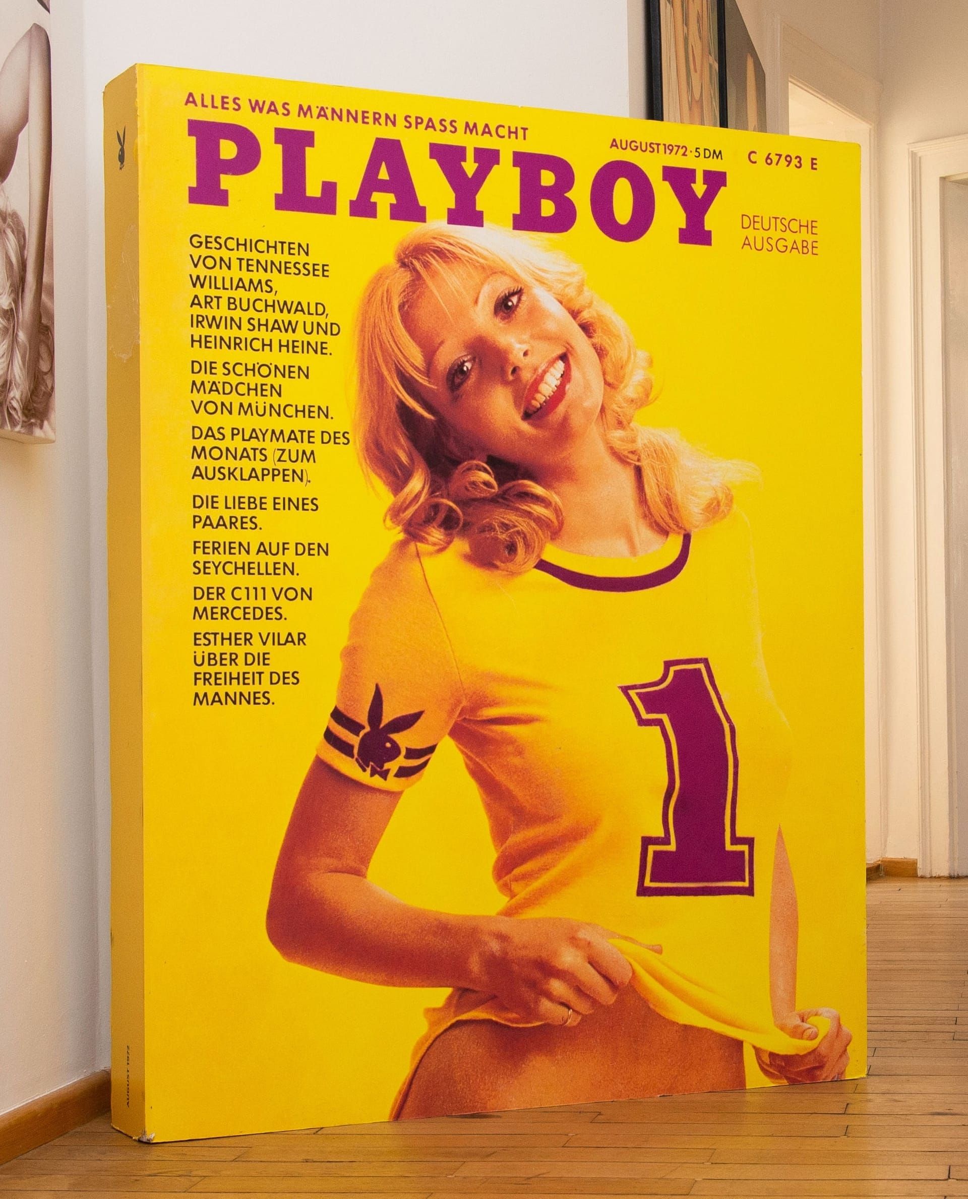 So sah das erste deutsche "Playboy"-Magazin aus.