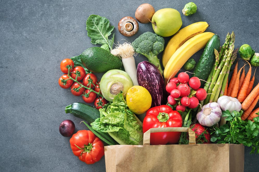 Frisches Obst und Gemüse