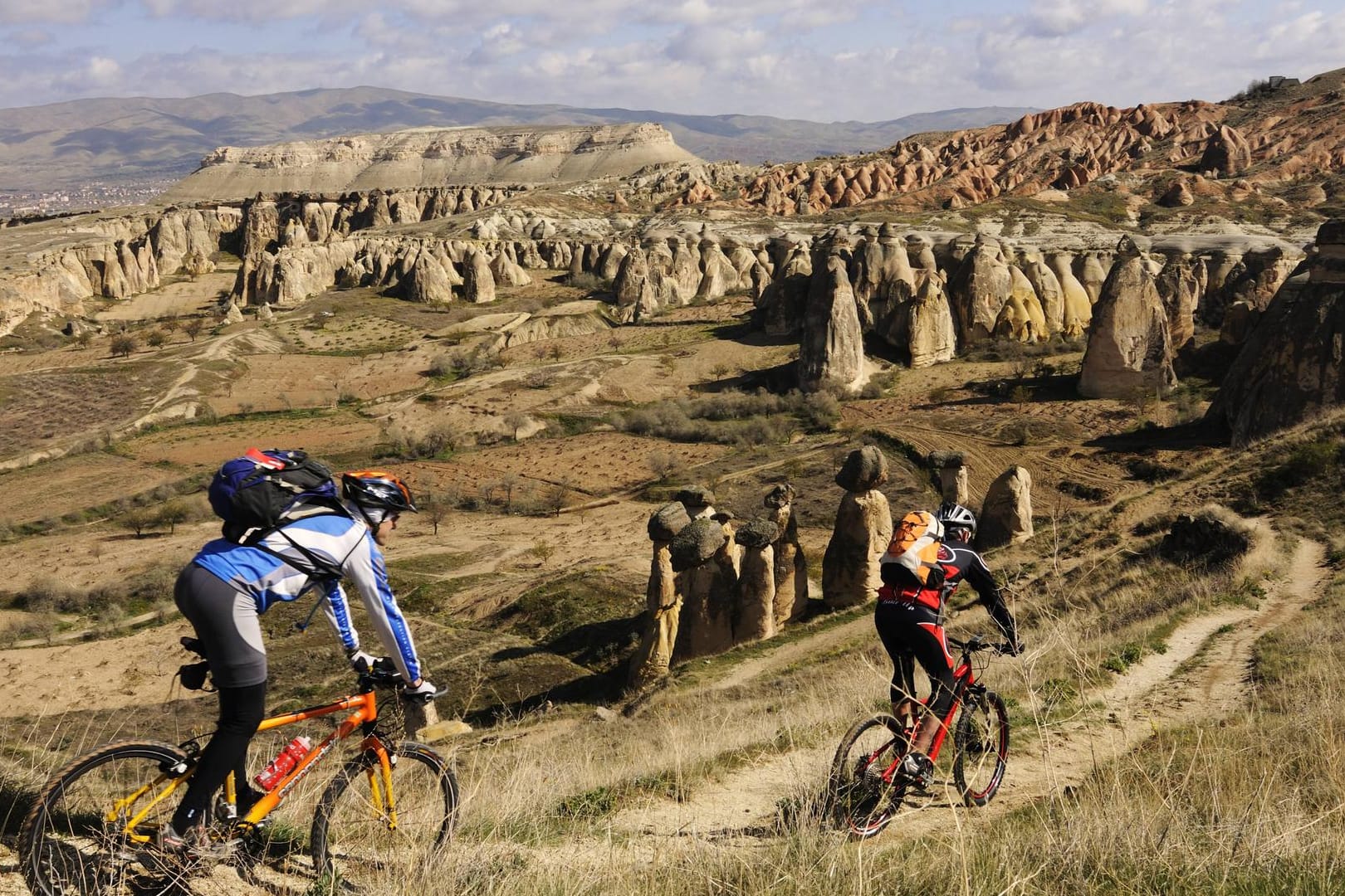 Radtour durch die Feenkamine: Kappadokien in der Türkei ist ideal für Radsportler.