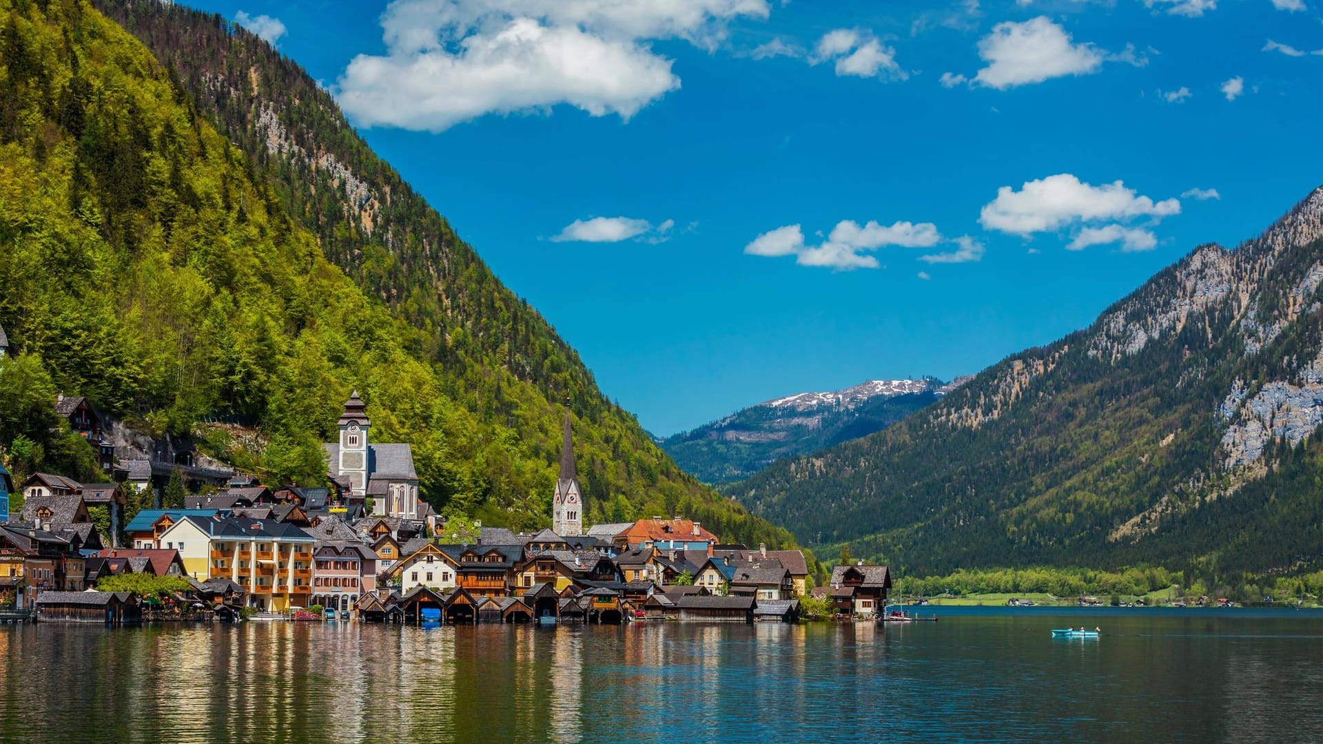 Hallstadt und der Hallstätter See: Die Radtour dorthin führt durch eine wunderschöne Landschaft.