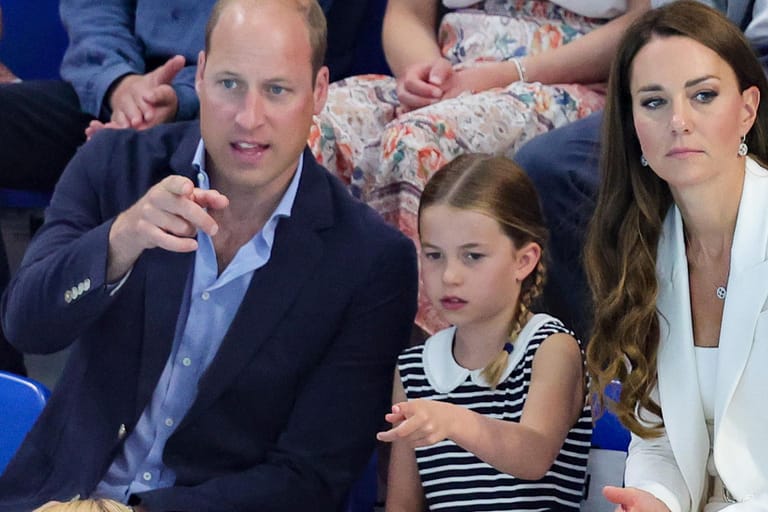 Prinz William und Herzogin Kate: Das royale Paar nahm Tochter Charlotte mit zu den Commonwealth Games in Birmingham.