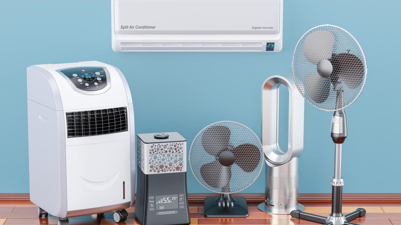 Abhilfe bei Hitze: So viel Strom verbrauchen Klimaanlage, Ventilator und Co.