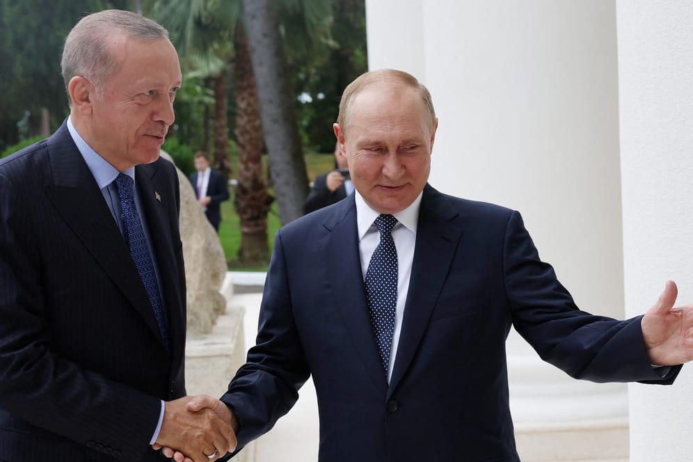 Turkish President Erdogan meets with his Russian counterpart Putin in Sochi