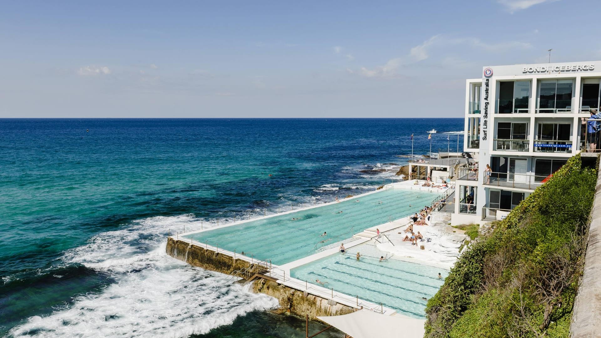 Bondi Baths in Sydney: Der Meerwasser-Pool ist meist etwas kühler als der Ozean.