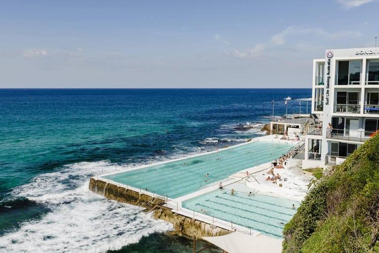 Bondi Baths in Sydney: Der Meerwasser-Pool ist meist etwas kühler als der Ozean.