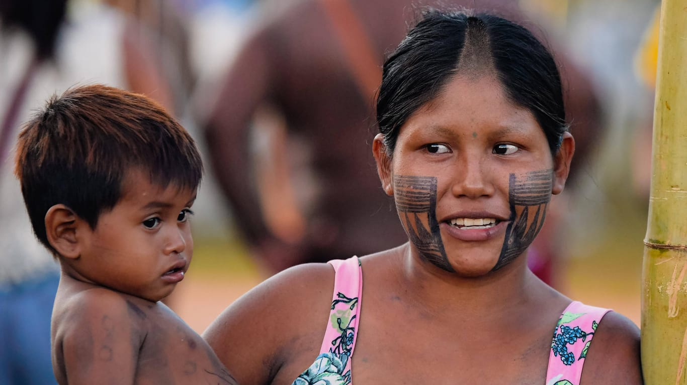 BRASÍLIA, DF - 08.04.2022: 18 ACAMPAMENTO INDÍGENA TERRA LIVRE - This Friday (08) the 18th Indigenous Camp Terra Livre f