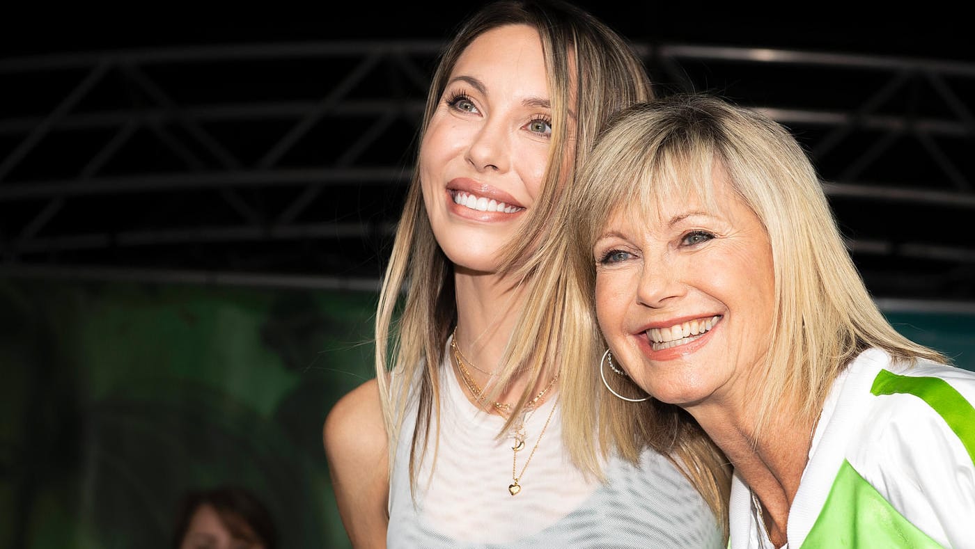 Olivia Newton-John (r.) und Chloe Lattanzi: Mutter und Tochter hatten ein inniges Verhältnis.