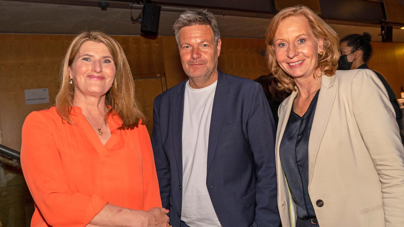 19. Mai 2022: Zum ARD-Hauptstadttreff trafen sich dieses Jahr auch Robert Habeck, Patricia Schlesinger und Tina Hassel. Letztere wird inzwischen als neue RBB-Intendantin gehandelt.
