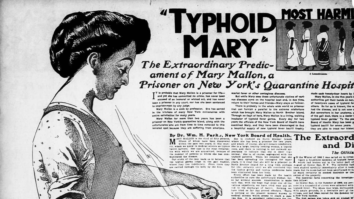 Mary Mallon: Die Köchin infizierte Anfang des 20. Jahrhunderts zahlreiche Menschen mit dem gefährlichen Typhus-Erreger.