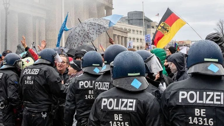 Proteste in Berlin.