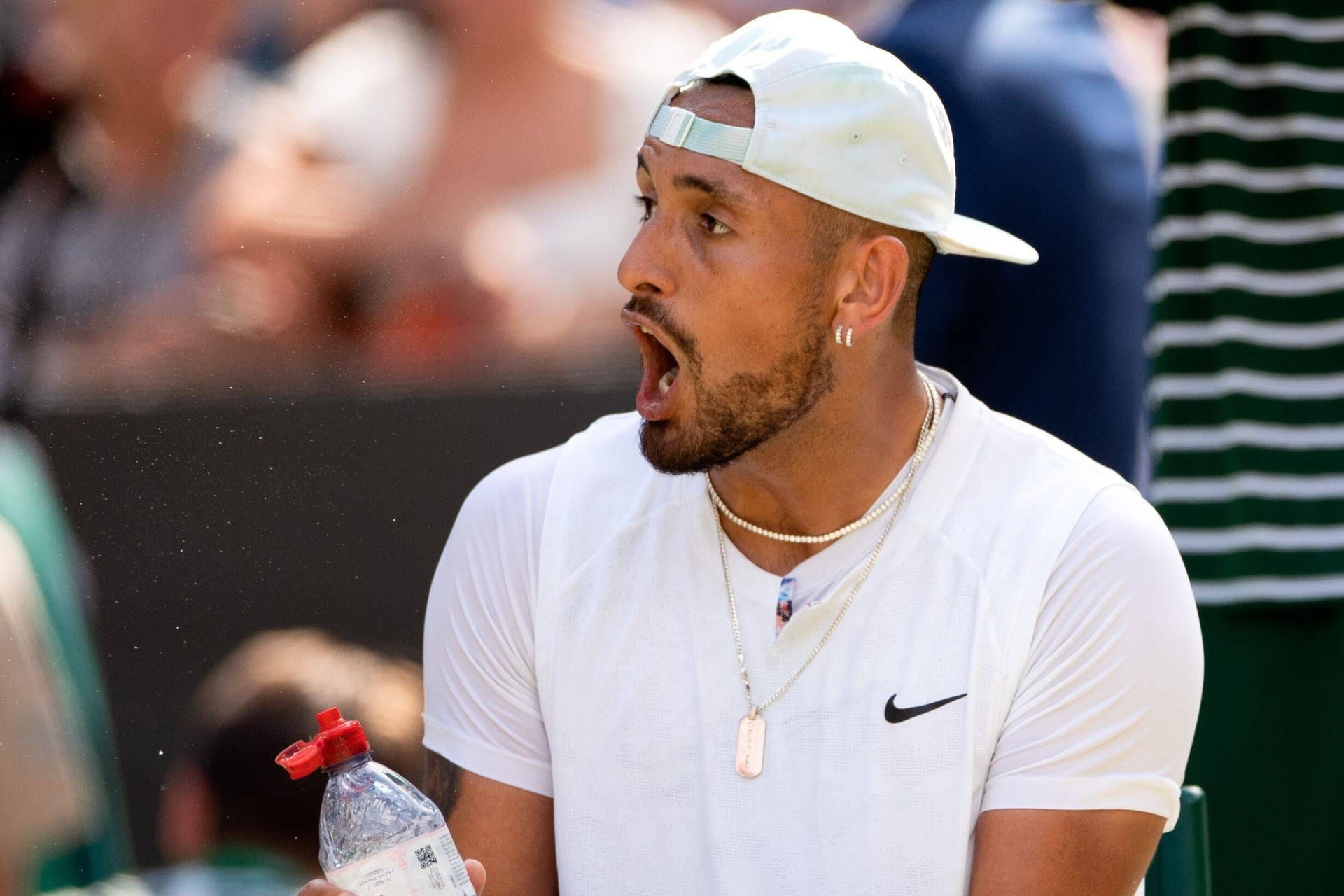 Nick Kyrgios: Er verlor das Wimbledon-Finale und beschimpfte eine Zuschauerin während des Spiels.