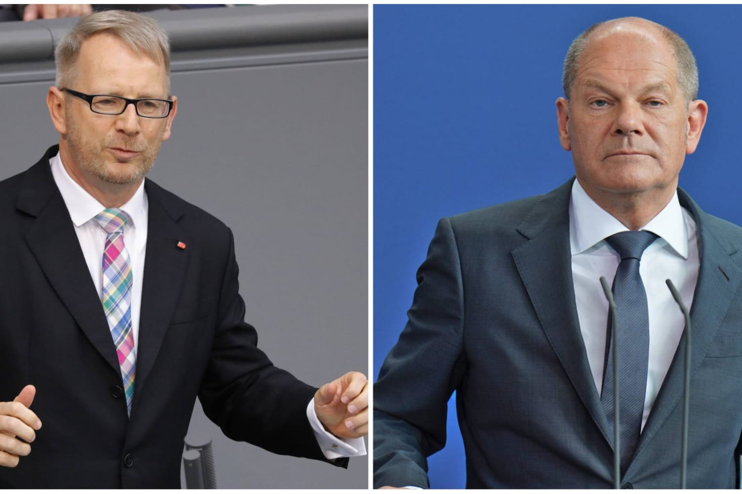 Kahrs und Scholz (Montage): Ein Fund in einem Bankschließfach facht die Debatte um den "Cum Ex"-Skandal neu an.