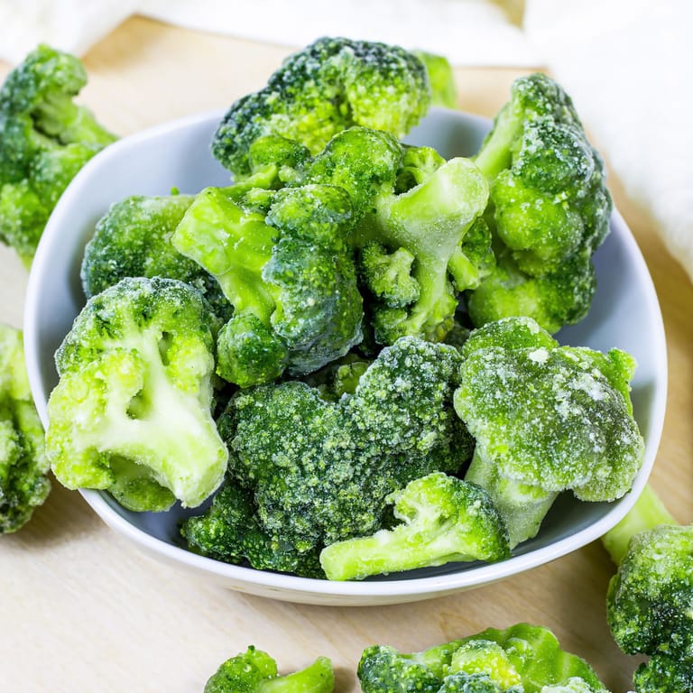 Brokkoli: Das Gemüse kann man sehr gut einfrieren.