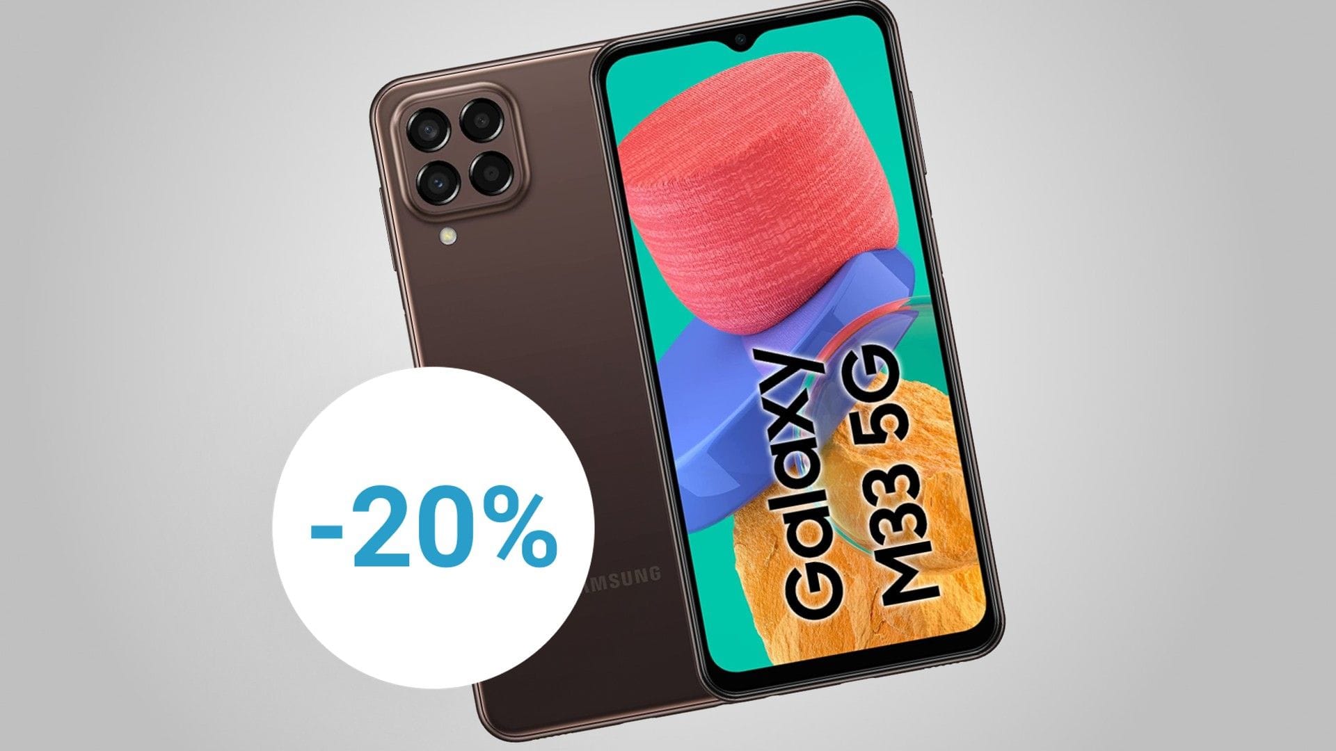 Das Samsung Galaxy M33 ist heute bei Amazon so günstig wie noch nie.