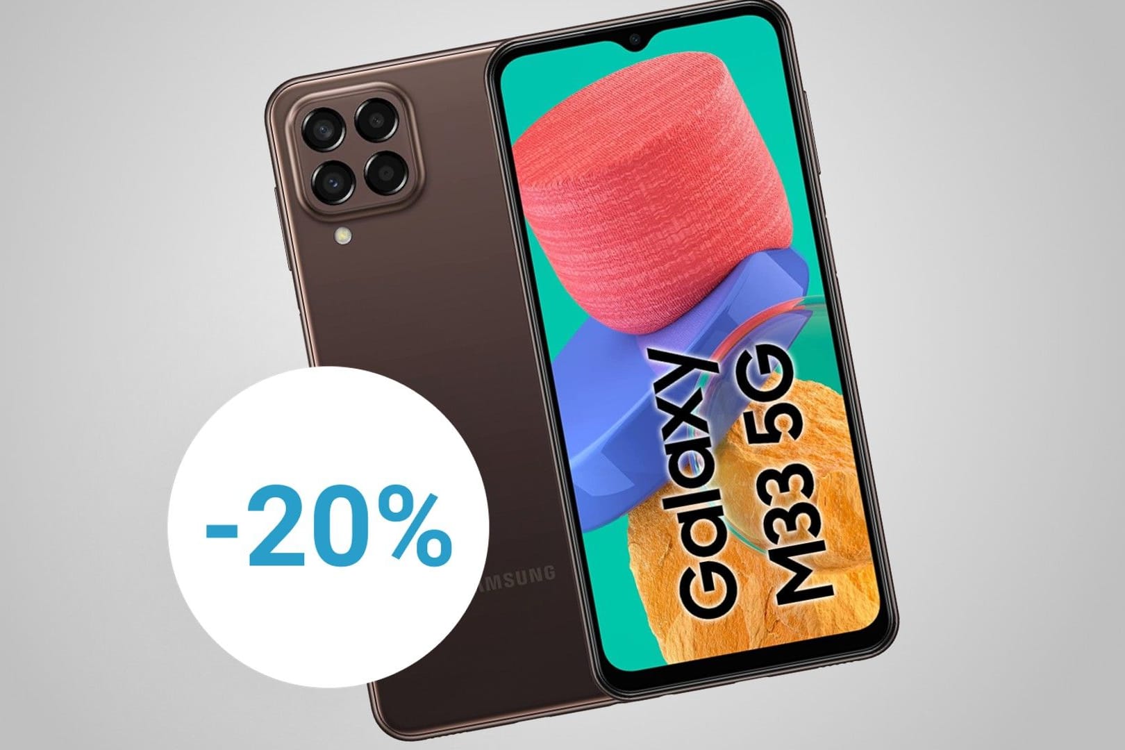 Das Samsung Galaxy M33 ist heute bei Amazon so günstig wie noch nie.