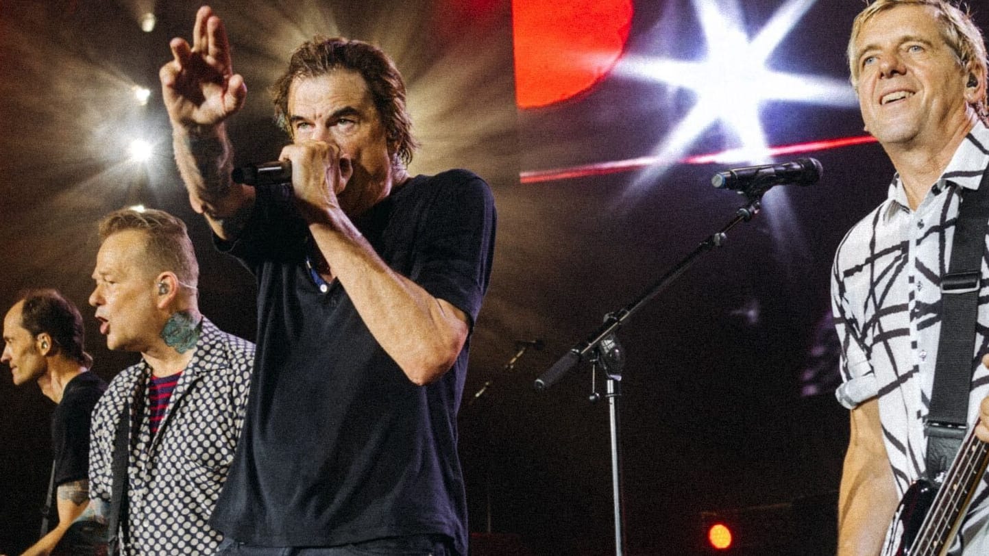 Die Toten Hosen live in Berlin (v.l.): Breiti, Kuddel, Campino und Andi.