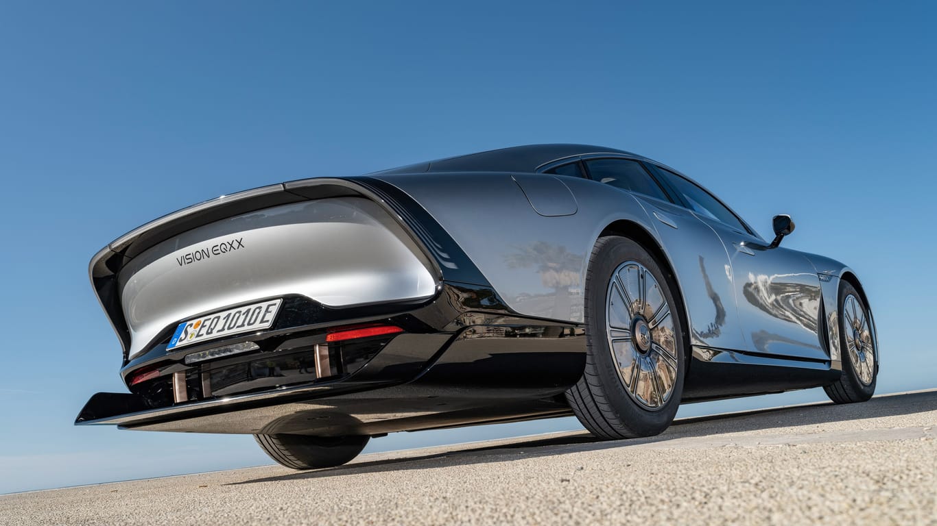 E-Auto der Zukunft: Mit dem Vision EQXX ist Mercedes mit dem Ziel angetreten, das effizienteste Elektroauto der Welt zu bauen.