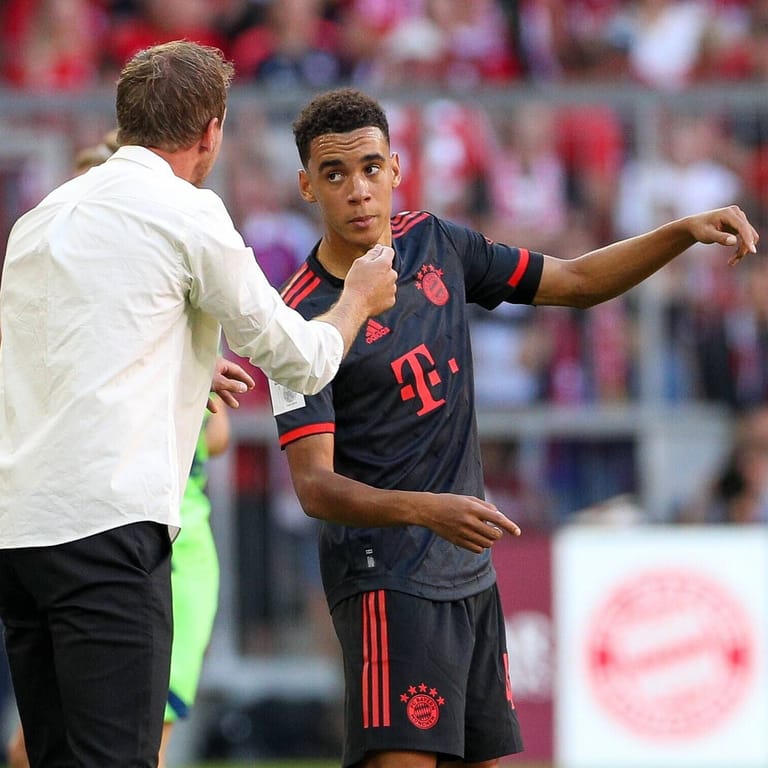 Jamal Musiala (M.): Der Bayern-Youngster gehörte in dieser Saison bislang in jedem Spiel zu den besten Spielern der Münchner und ist von seinen Gegenspielern kaum zu stoppen.