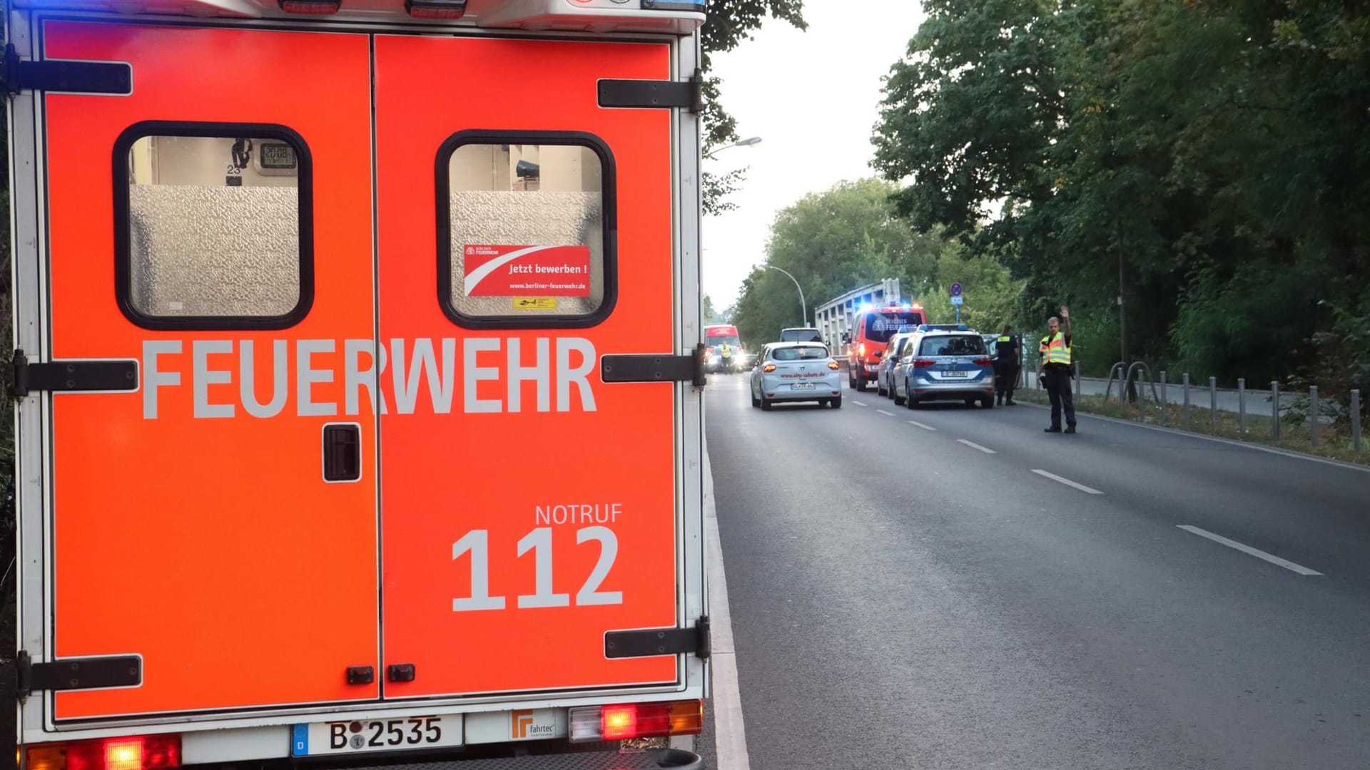 Rettungswagen vor Ort: Der Streit endete blutig.