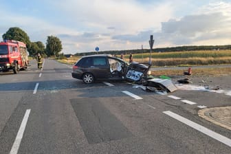 Pkw nach Unfall in Lüneburg: