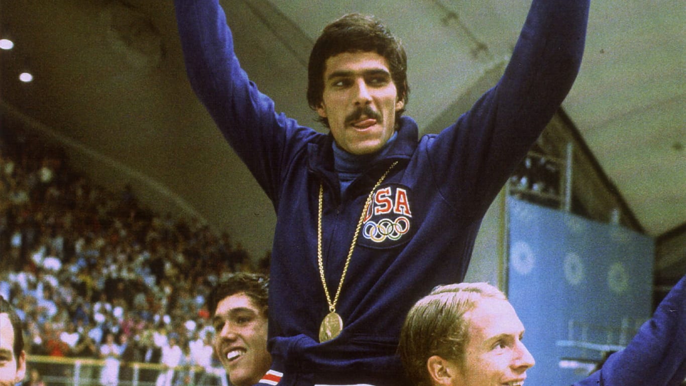 Mark Spitz auf Erfolgskurs: Sieben Goldmedaillen holte sich der Ausnahme-Athlet.