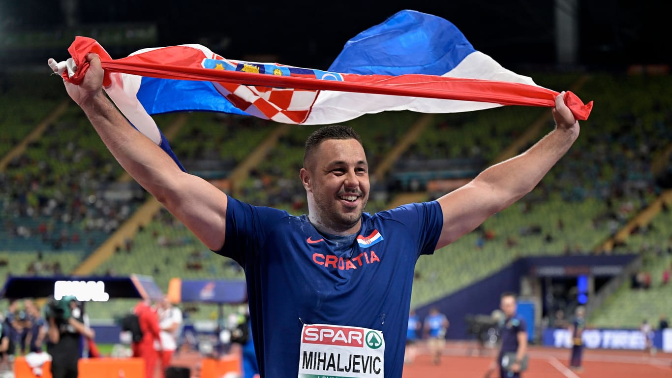 Filip Mihaljevic: Er gewann die Goldmedaille im Kugelstoßen.