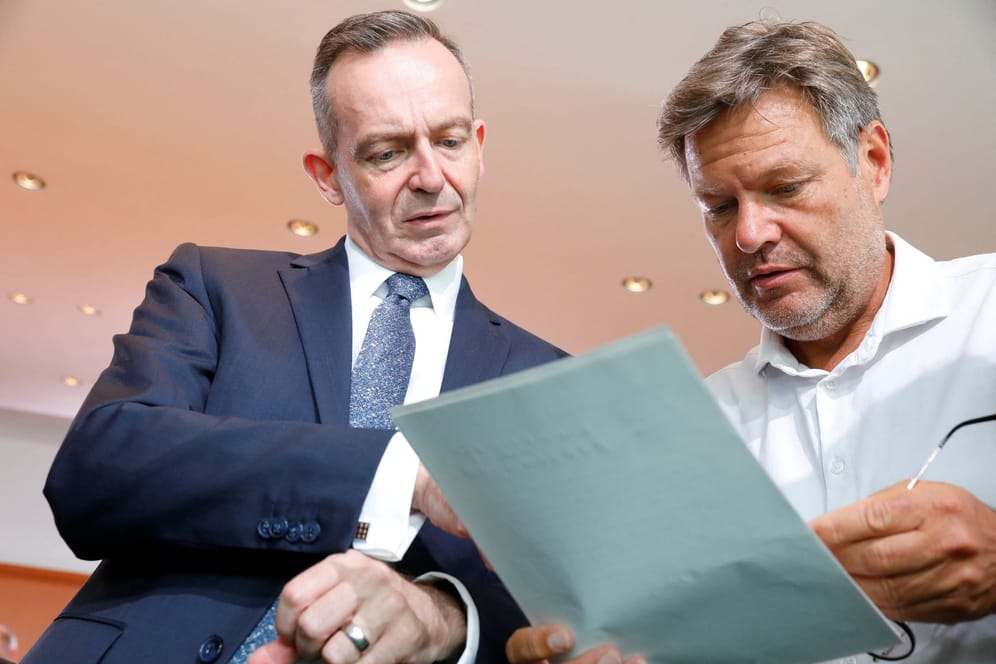 Volker Wissing und Robert Habeck: "Wir haben noch einen langen Weg vor uns", so Habeck.