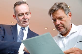 Volker Wissing und Robert Habeck: "Wir haben noch einen langen Weg vor uns", so Habeck.