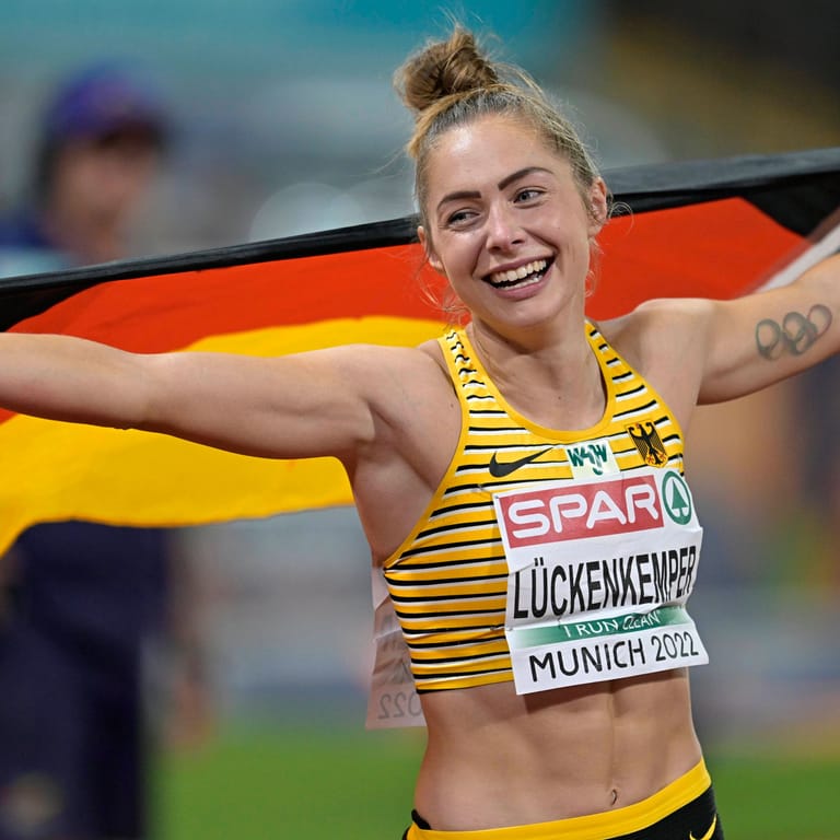 Gina Lückenkemper: Sie hat sich mit einem Lauf unter 11 Sekunden den Titel gesichert.