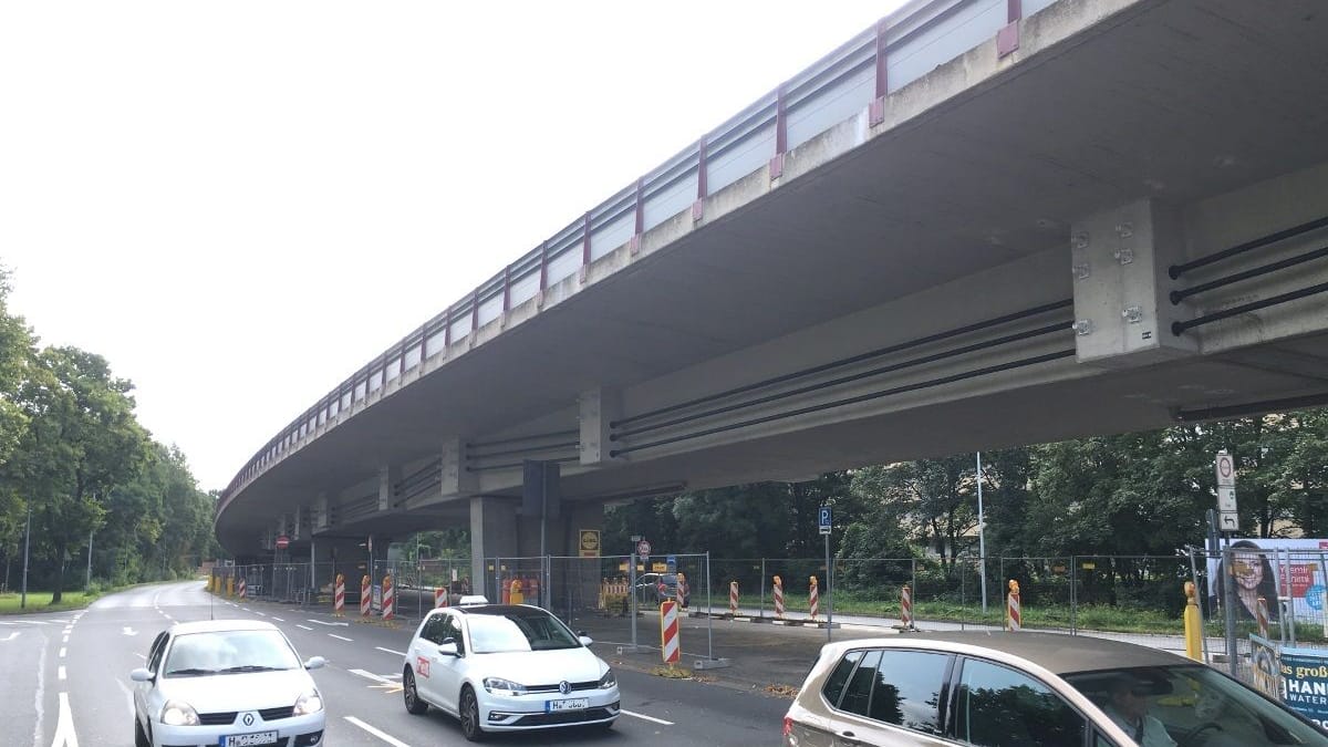 Südschnellweg in Hannover: Südschnellweg in Hannover: Die marode Brücke soll durch einen Tunnel ersetzt werden.