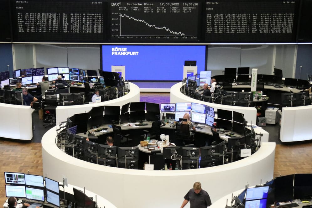 Fallender Dax-Kurs: An der Frankfurter Börse herrschte am Mittwoch schlechte Stimmung.