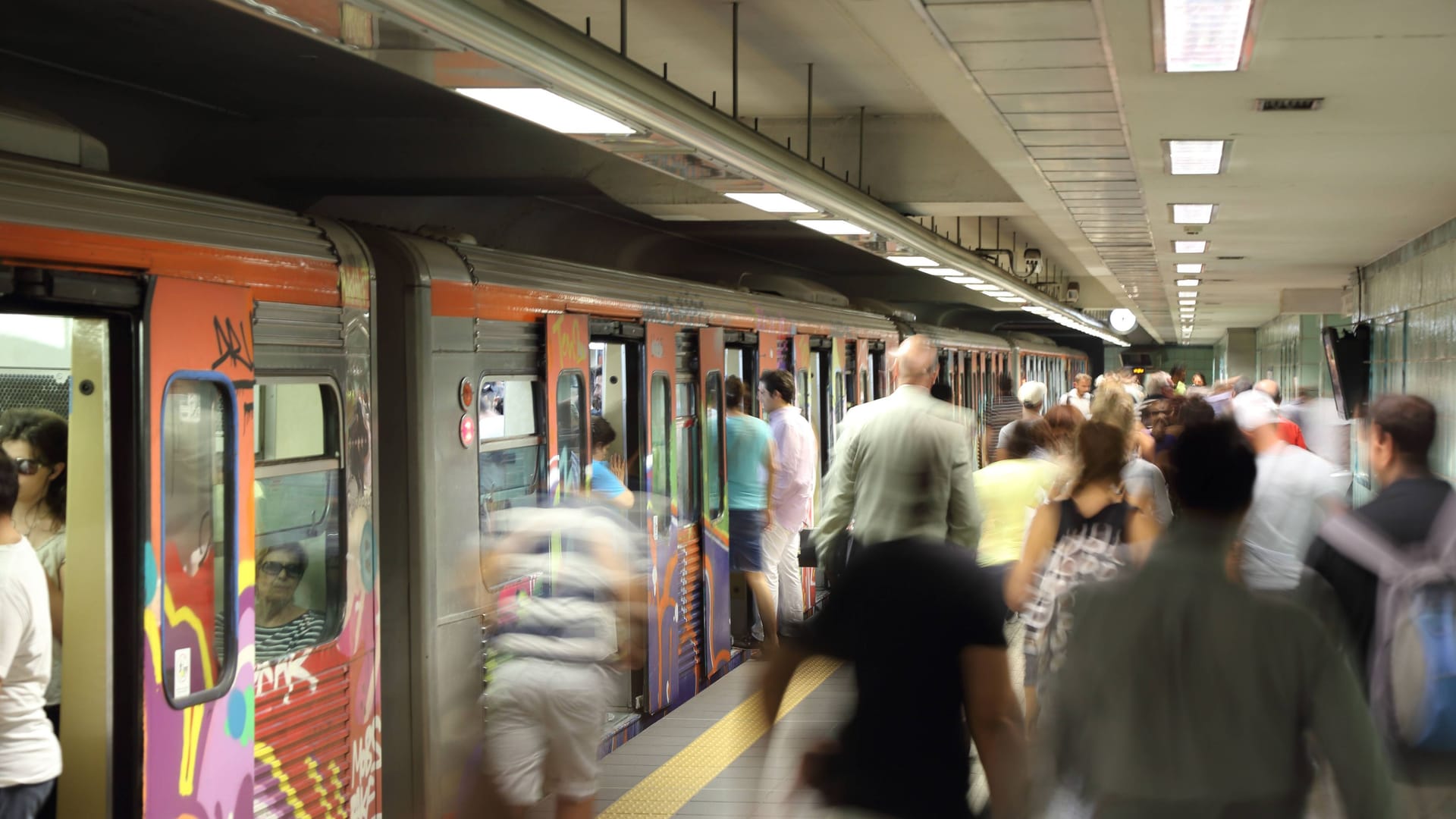 U-Bahn in Athen: Hier gibt es besonders viele Taschendiebe.