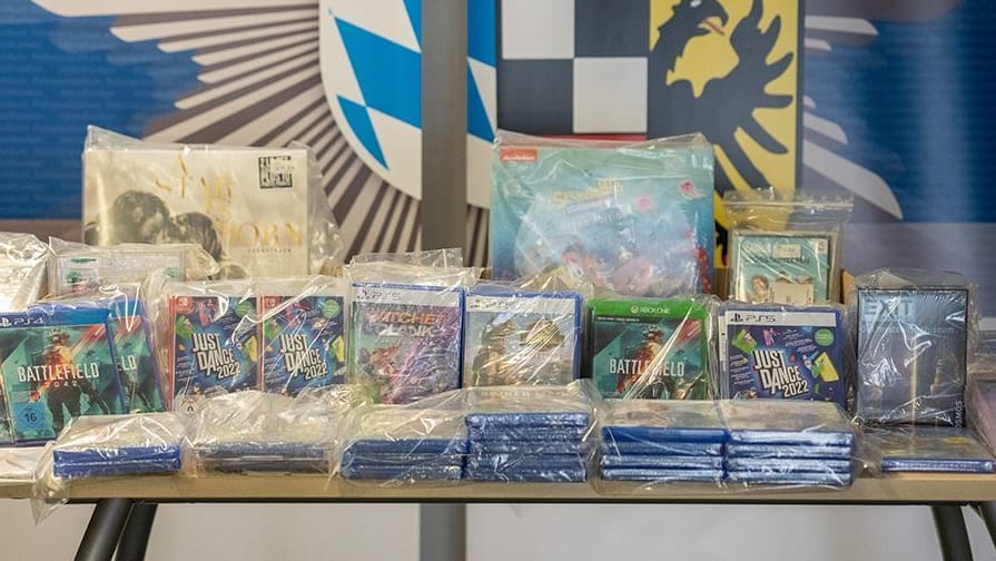 Die Polizei Mittelfranken hat ein Bild der beschlagnahmten Ware veröffentlicht.