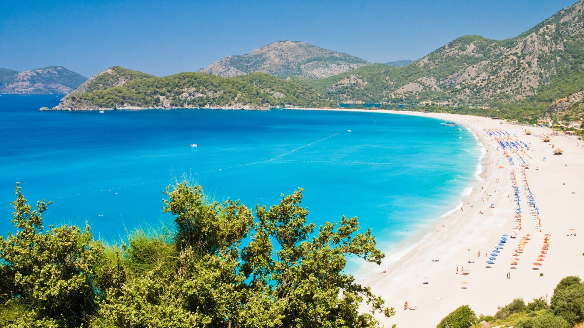 Sonne satt: In der Türkei sind die Temperaturen an vielen Orten auch im Winter sehr angenehm.