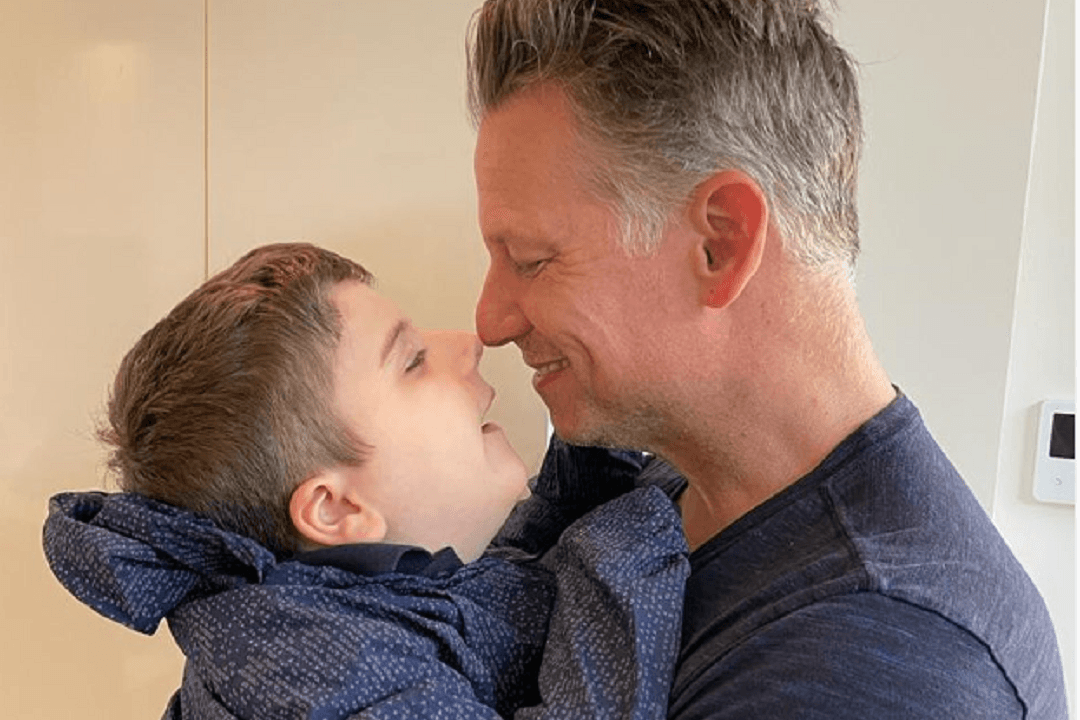 Richard Engel mit seinem Sohn Henry: Der Junge ist gestorben.