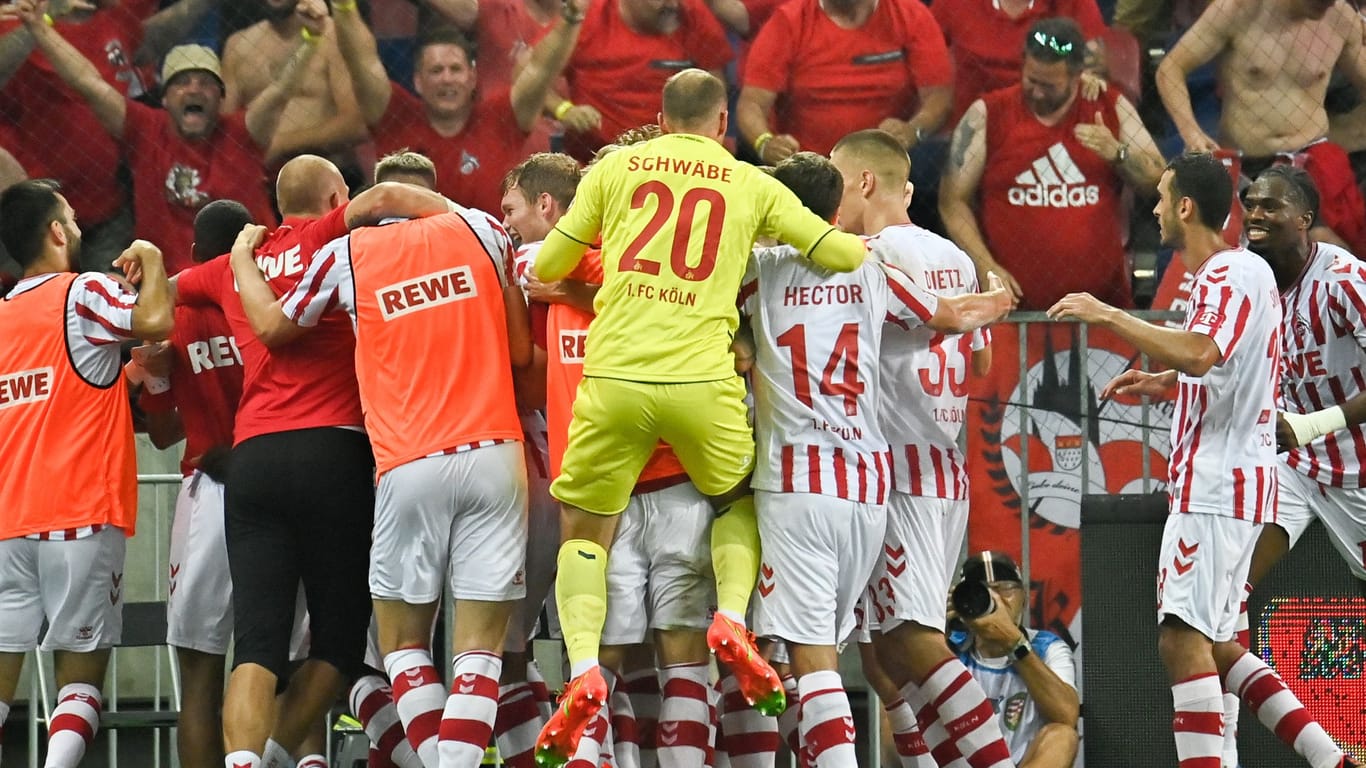 Köln in Ungarn: Die Baumgart-Elf schaffte den Sieg gegen Fehérvár.