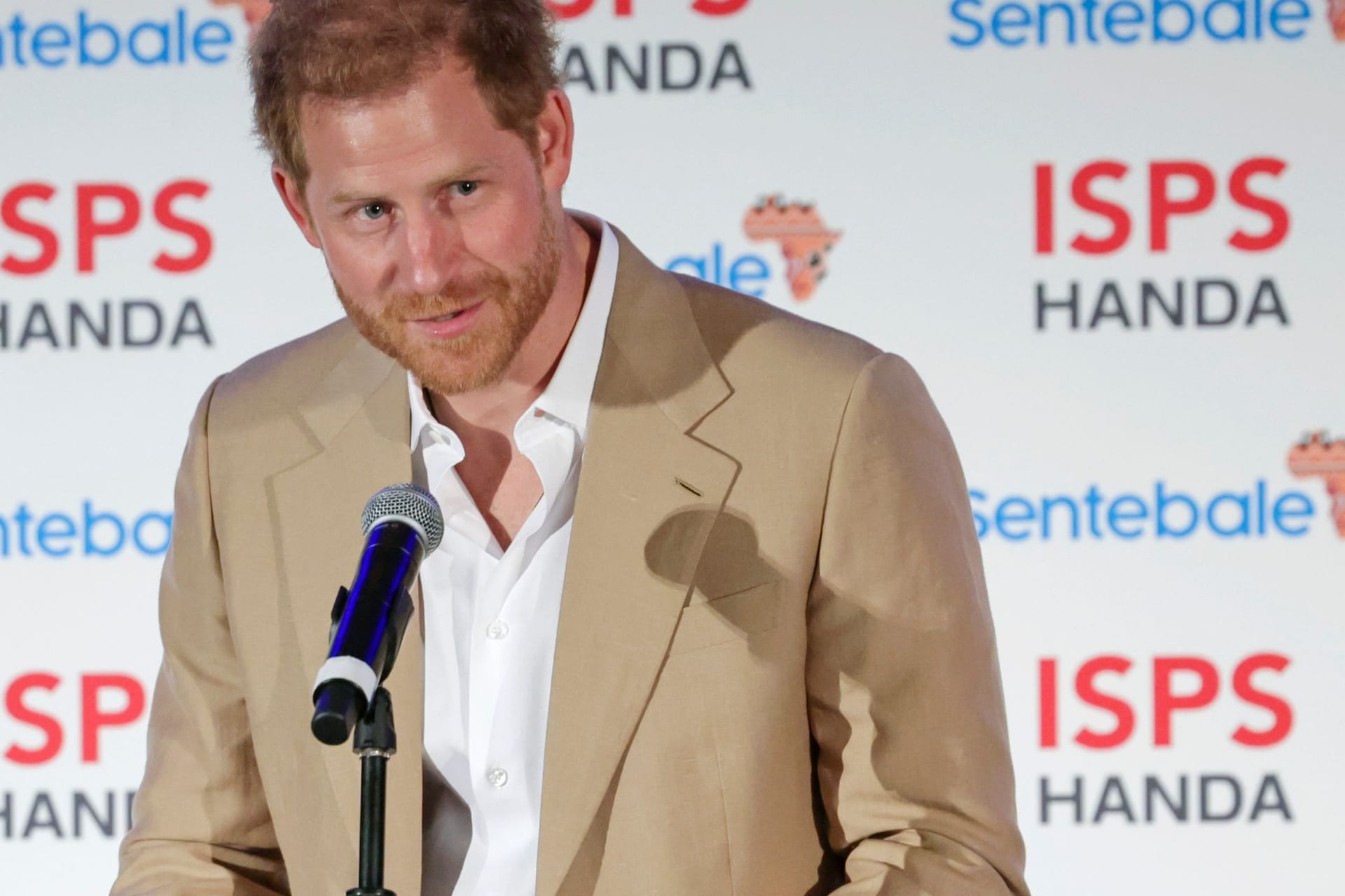 Prinz Harry: Nach einem Polospiel hält er eine Rede und ehrt seine verstorbene Mutter Diana.