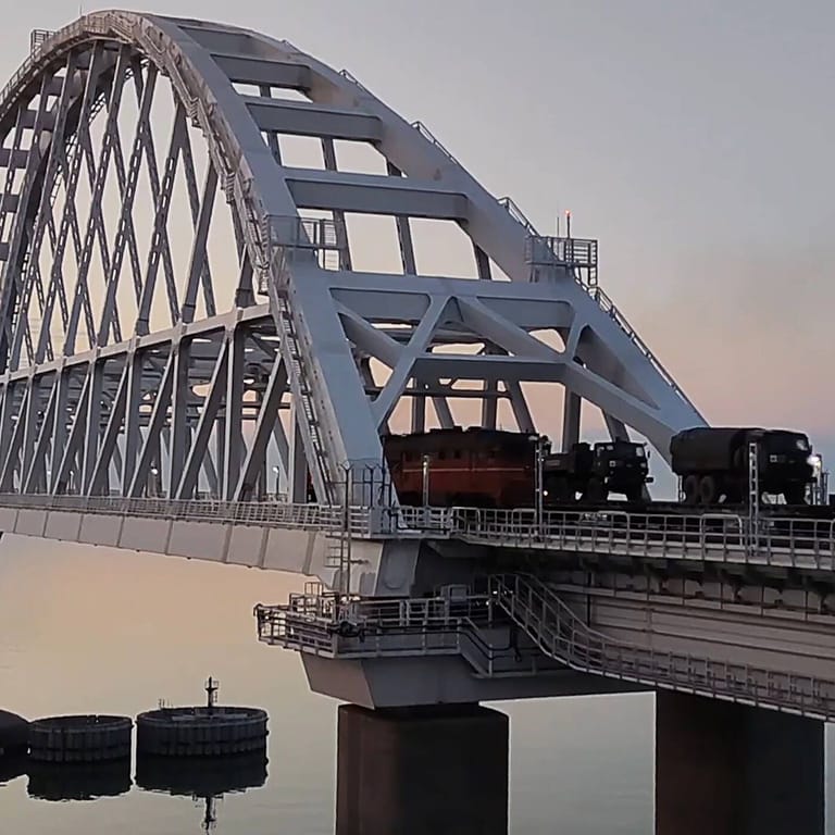 Krim-Brücke: Die Ukraine fordert, dass die Brücke abgebaut oder zerstört wird. (Archivfoto)