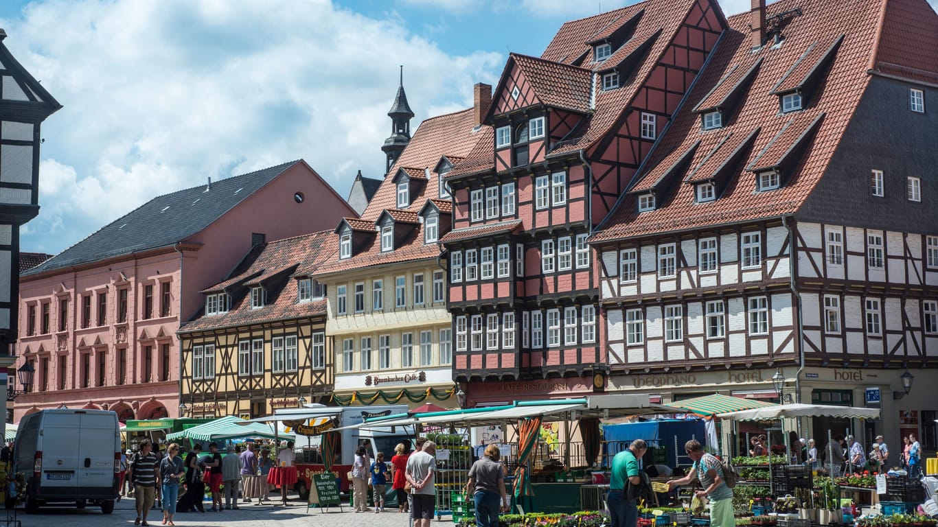 Filmreife Altstadt: Die Stadt Quedlinburg ist nicht nur bei Touristen sehr beliebt. Auch Filmemacher zieht die malerische Kulisse in den Harz.